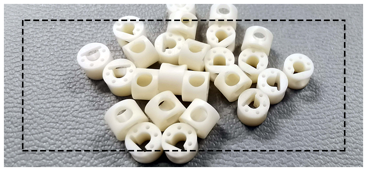 Molded alumina plug Molded alumina plug