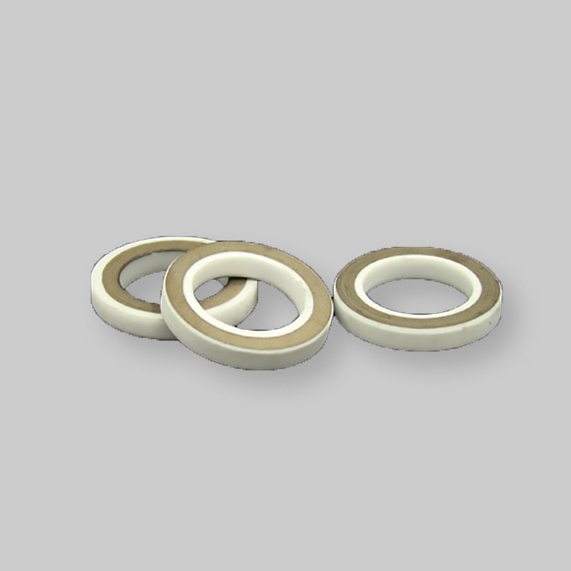 Alumina ceramic ring surface metallization