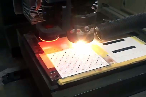 Ceramic substrate laser machining