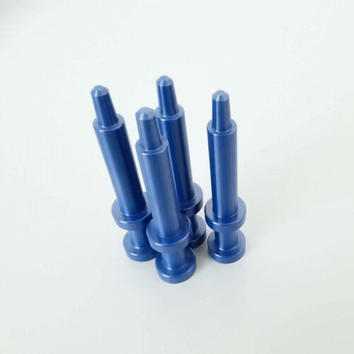 Precision machined blue zirconia ceramic pins