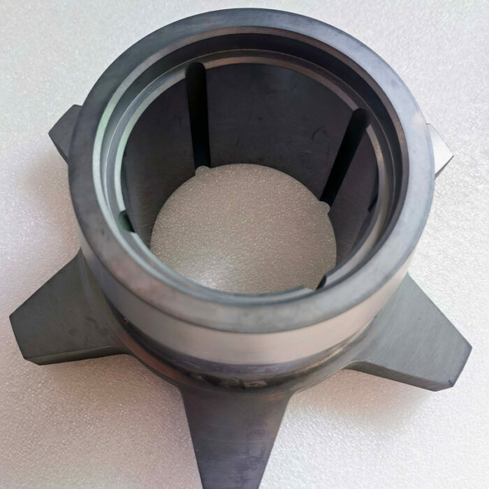 Silicon carbide ceramic impeller for agitation