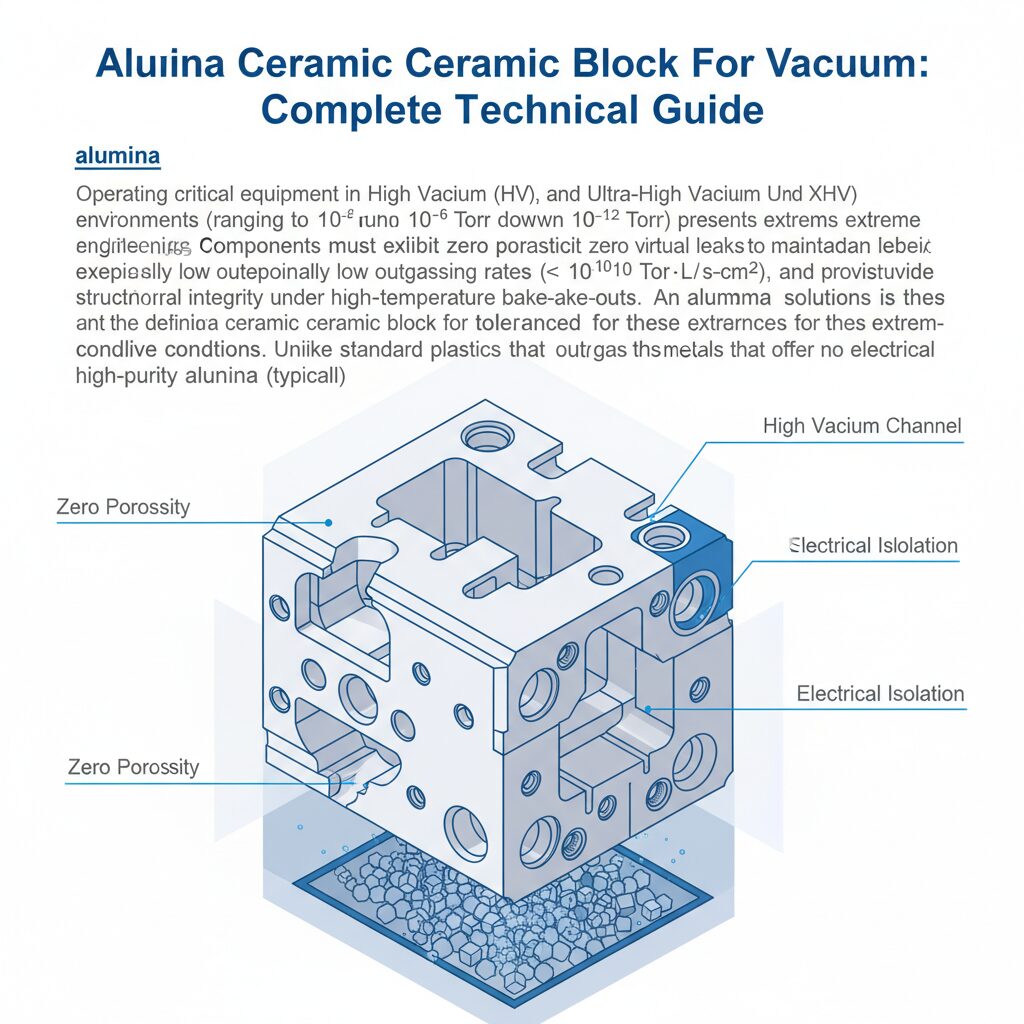 Alumina Ceramic Ceramic Block For Vacuum