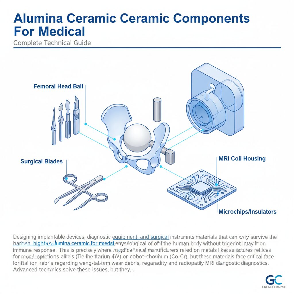 Componenti ceramiche in allumina per il settore medico