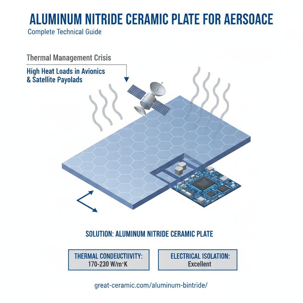 Aluminum Nitride Ceramic Plate For Aerospace
