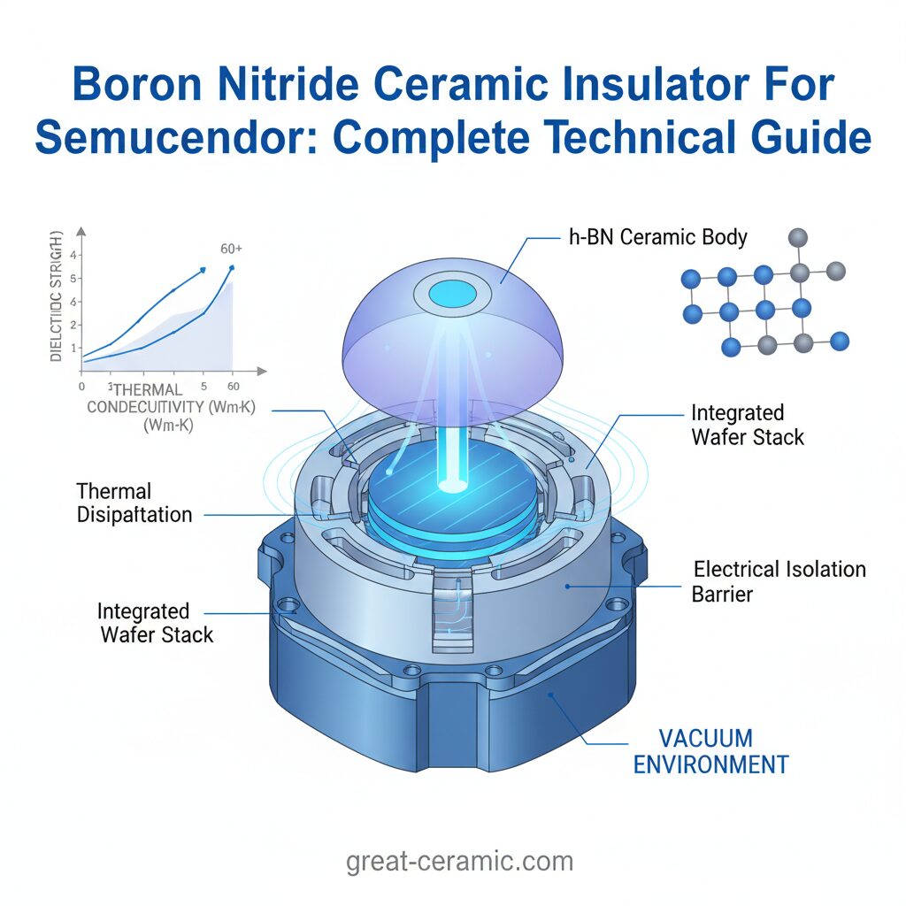 Boron Nitride Ceramic Insulator For Semiconductor