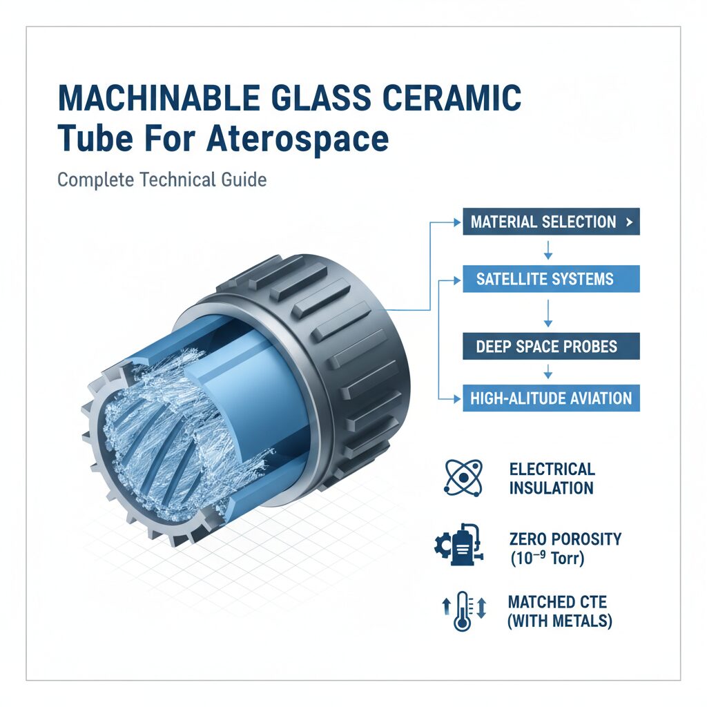Machinable Glass Ceramic Tube For Aerospace
