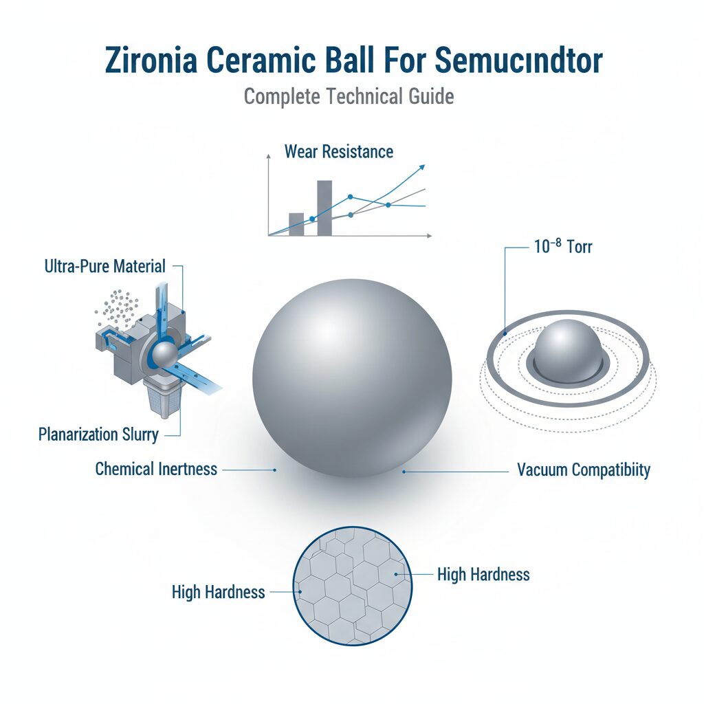 Zirconia Ceramic Ball For Semiconductor