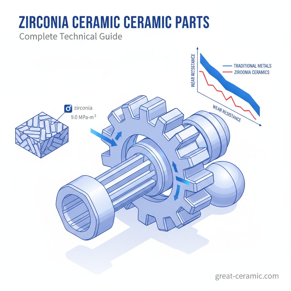 Zirconia Ceramic Ceramic Parts