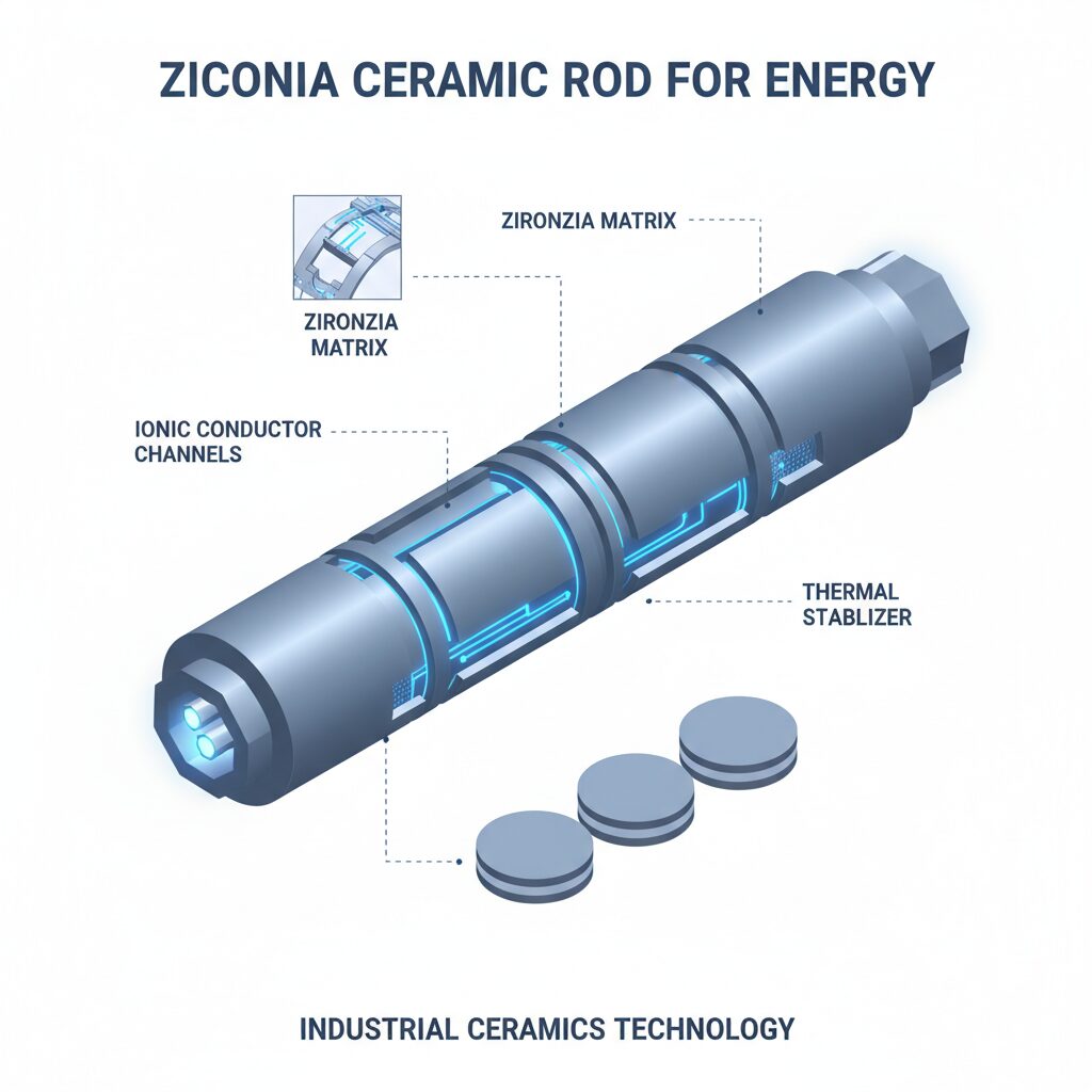 Zirkoniumdioxid-Keramikstab für Energie