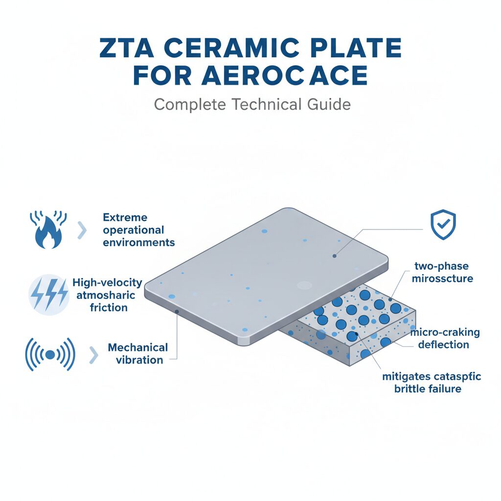 Piatto ceramico di Zta per il settore aerospaziale