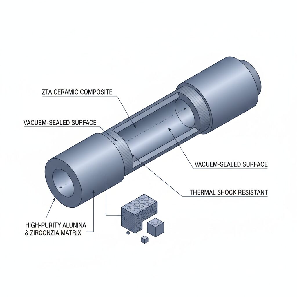 Zta Ceramic Rod For Vacuum