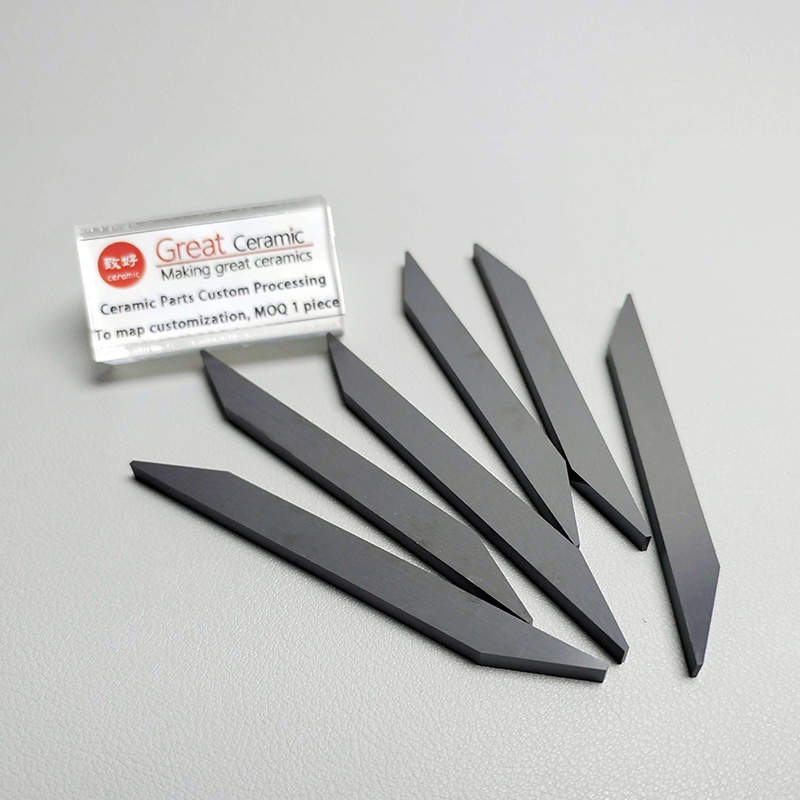 Silicon carbide ceramic blades - silicon carbide ceramic blocks - silicon carbide ceramic parts - silicon carbide ceramic sheets - custom-made from drawings2
