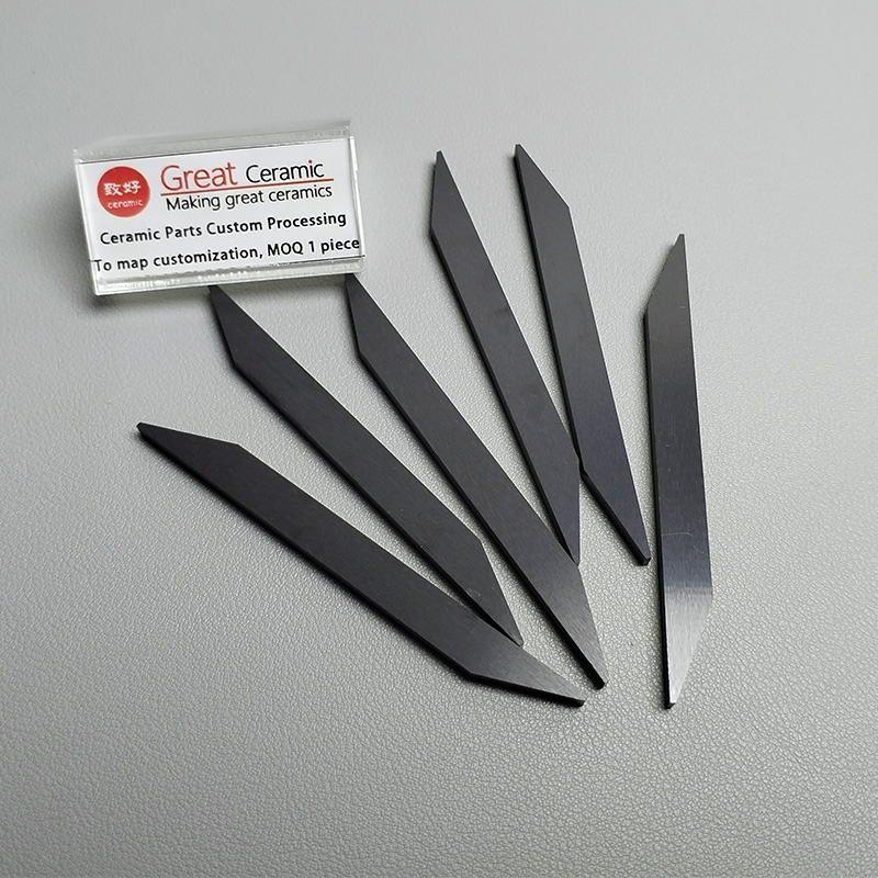 Silicon carbide ceramic blades - silicon carbide ceramic blocks - silicon carbide ceramic parts - silicon carbide ceramic sheets - custom-made from drawings1