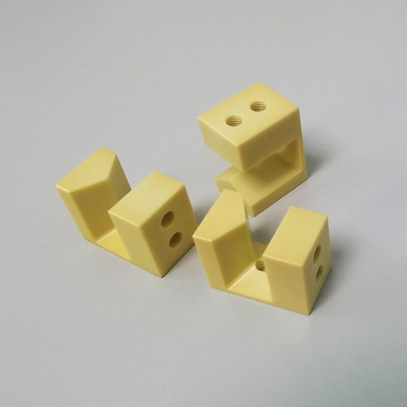 Yellow zirconia ceramic irregular blocks - zirconia ceramic irregular parts - zirconia ceramic components - zirconia ceramic machinable parts - custom-made from drawings1