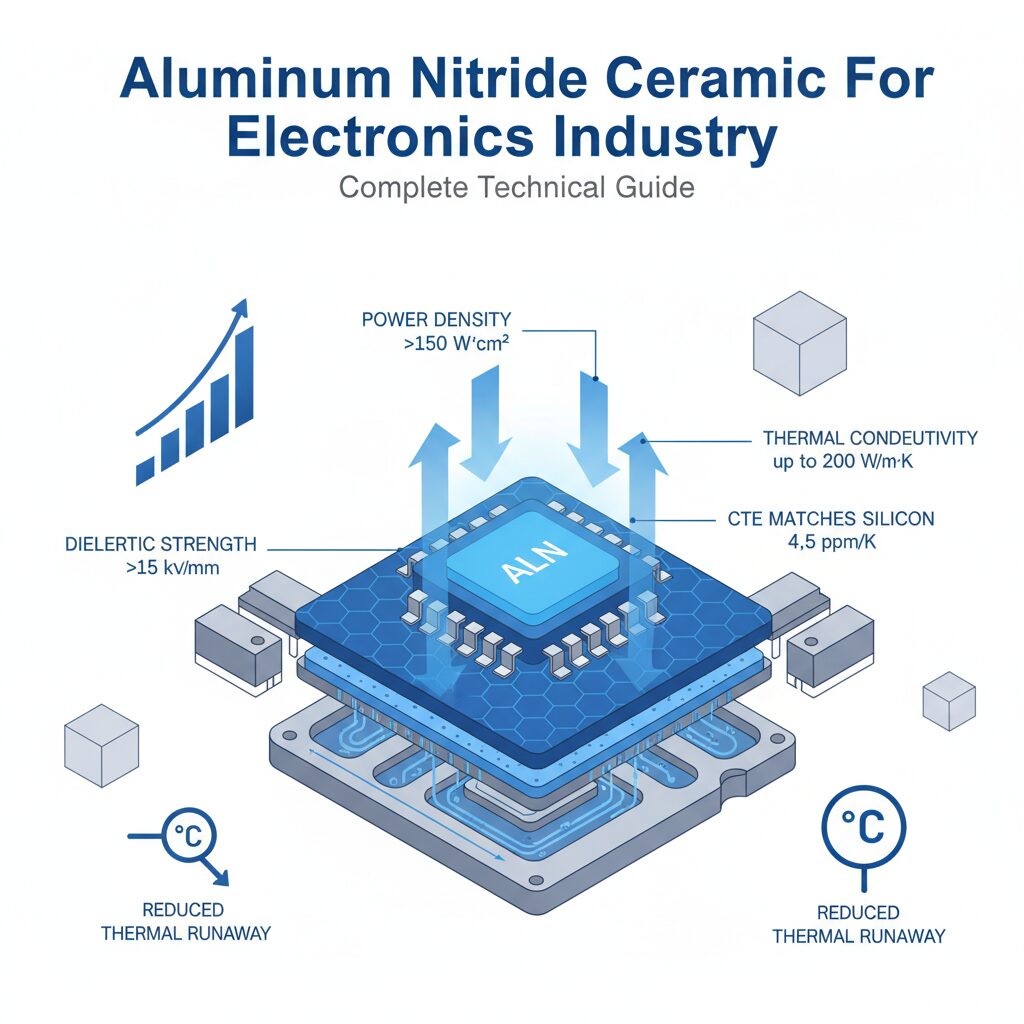 Aluminum Nitride Ceramic For Electronics Industry