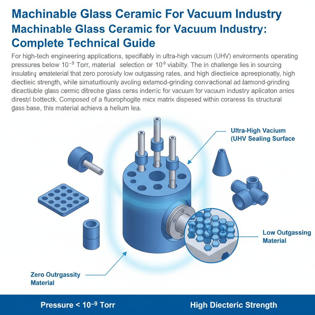 Machinable Glass Ceramic For Vacuum Industry