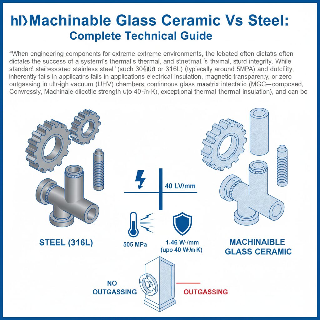 Machinable Glass Ceramic Vs Steel