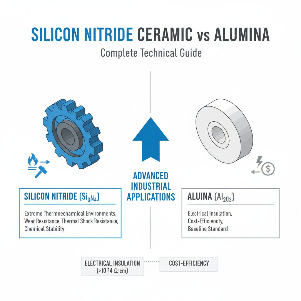 Ceramica al nitruro di silicio vs allumina