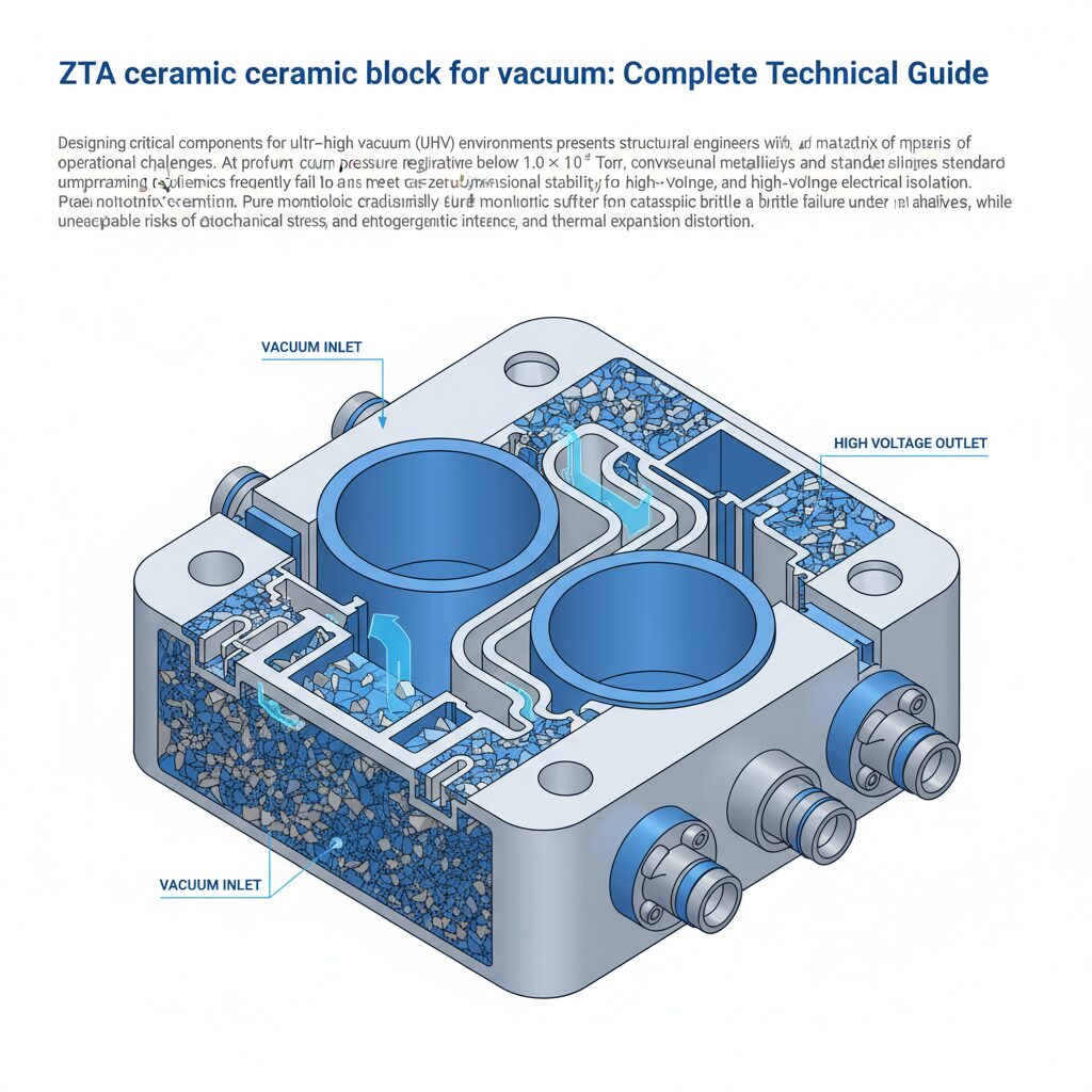 Zta Ceramic Ceramic Block For Vacuum
