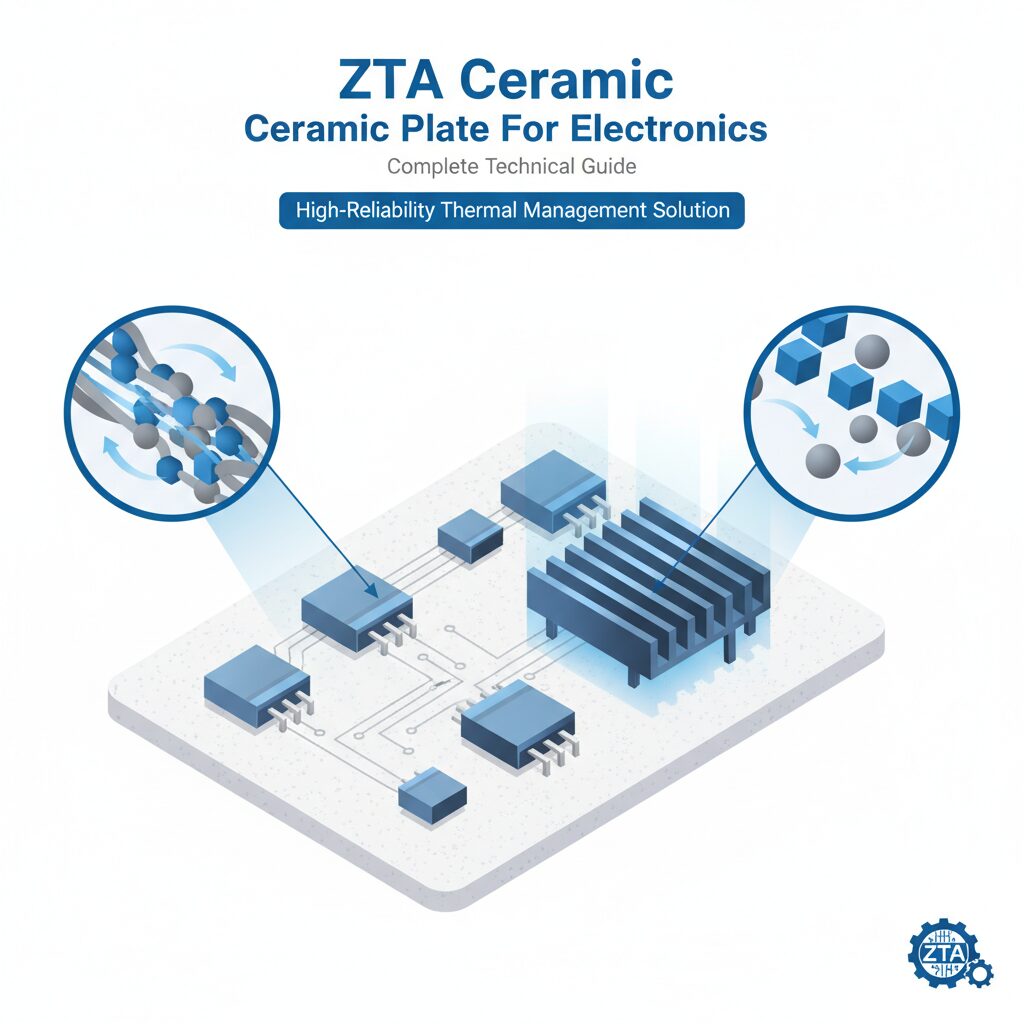 Zta Ceramic Ceramic Plate For Electronics
