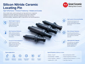 Silicon nitride ceramic locating pins – Silicon nitride ceramic irregular parts – Silicon nitride ceramic structural parts – Silicon nitride ceramic rods – Customization based on drawings Silicon nitride ceramic locating pins - Silicon nitride ceramic irregular parts - Silicon nitride ceramic structural parts - Silicon nitride ceramic rods - Customization based on drawings